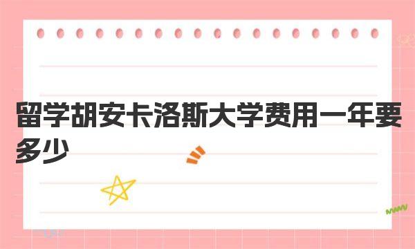 留学胡安卡洛斯大学费用一年要多少 学校院校与专业设置